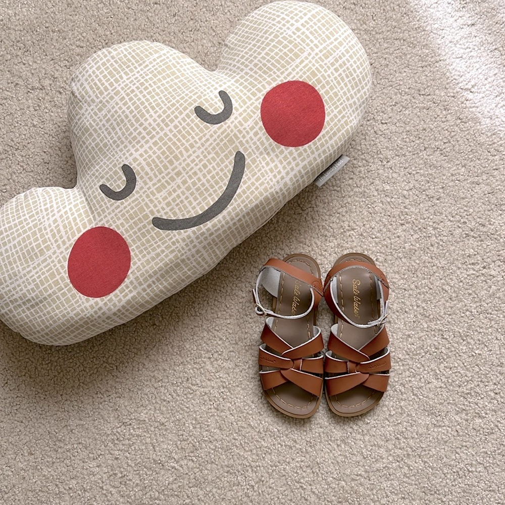 Girls Tan Salt Water Sandal by Hoy